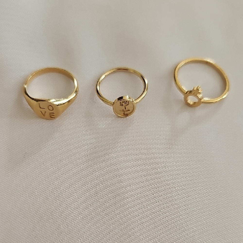 Gold Ring Set for Women